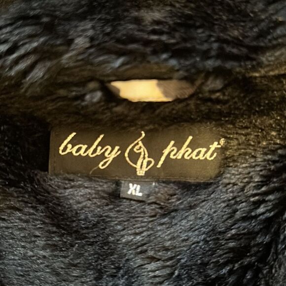 Baby phat women’s houndstooth puffer jacket size XL - Picture 9 of 15